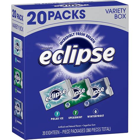 eclipse gum packaging|eclipse gum variety pack.